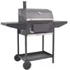 Image de Barbecue Au Charbon De Bois Avec Étagère Inférieure Noir Vidaxl