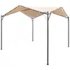 Image de Chapiteau Tente 4 X 4 M Beige Acier Vidaxl