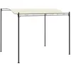 Image de vidaXL Chapiteau Tissu Blanc crème 43217