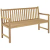 Image de Banc De Jardin 150 Cm Teck Vidaxl