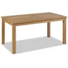 Image de Table basse en teck - VIDAXL - Rectangulaire - Jardin - Marron - Campagne