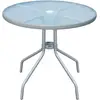 Image de Table De Bistro Gris 80x71 Cm Acier Vidaxl