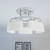 Image de Plafonnier Avec 5 Globes Ellipsoïdes Pour Ampoules E14 200 W Vidaxl