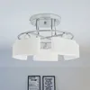 Image de Plafonnier - vidaXL - 5 globes ellipsoïdes - E14 - 200 W - Design moderne
