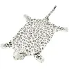 Image de Tapis En Peluche En Forme De Léopard 139 Cm Blanc Vidaxl