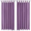 Image de Rideau Occultant Avec Boucles 2 Pcs 140 X 225 Cm Lilas Vidaxl