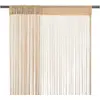 Image de Rideau En Fils 2 Pcs 100 X 250 Cm Beige Vidaxl