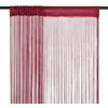 Image de vidaXL Rideau en fils 2 pcs 140 x 250 cm Bordeaux