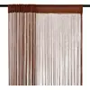 Image de Rideau En Fils 2 Pcs 140 X 250 Cm Marron Vidaxl