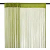 Image de vidaXL Rideau en fils 2 pcs 100 x 250 cm Vert