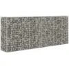 Image de Panier De Gabion Acier Inoxydable 85x30x200 Cm Vidaxl