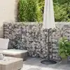 Image de Panier De Gabion Acier Galvanisé 300x30x100 Cm Vidaxl