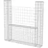 Image de Panier De Gabion En Forme De U Acier Galvanisé 160x20x150 Cm Vidaxl
