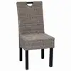 Image de Vidaxl chaises à manger lot de 2 rotin kubu bois de manguier 243638
