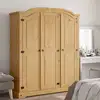 Image de Garde-robe Avec 3 Portes Gamme Corona Pin Mexicain Vidaxl