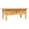 Image de Vidaxl table basse pin mexicain gamme corona 100 x 55 x 44 cm 243736