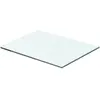 Image de Panneau Pour Étagère Verre Transparent 40 X 25 Cm Vidaxl