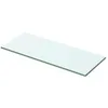 Image de Panneau détagère - vidaXL - Verre transparent - 50 x 15 cm - Verre trempé - Style contemporain