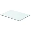 Image de vidaXL Panneau pour étagère Verre transparent 50 x 30 cm