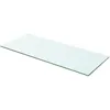 Image de Panneau Pour Étagère Verre Transparent 60 X 20 Cm Vidaxl