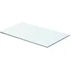 Image de Panneau Pour Étagère Verre Transparent 60 X 30 Cm Vidaxl