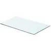 Image de vidaXL Panneau pour étagère Verre transparent 60 x 30 cm