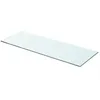 Image de Panneau Pour Étagère Verre Transparent 70 X 25 Cm Vidaxl