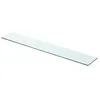 Image de Panneau pour étagère - VIDAXL - Verre transparent - 80 x 12 cm - Design épuré - Verre trempé sécuris