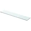 Image de Panneau Pour Étagère Verre Transparent 80 X 15 Cm Vidaxl