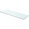 Image de Panneau Pour Étagère Verre Transparent 80 X 25 Cm Vidaxl