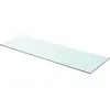 Image de Panneau Pour Étagère Verre Transparent 90 X 30 Cm Vidaxl