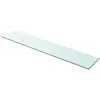 Image de Panneau Pour Étagère Verre Transparent 100 X 20 Cm Vidaxl
