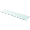 Image de Panneau Pour Étagère Verre Transparent 100 X 25 Cm Vidaxl