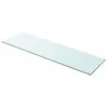 Image de vidaXL Panneau pour étagère Verre transparent 100 x 30 cm