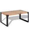 Image de Table Basse Bois D'acacia Massif 100x60x45 Cm Vidaxl