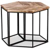 Image de vidaXL Table basse Bois de manguier massif 56x48x40 cm