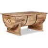 Image de vidaXL Table basse Bois de manguier massif 88x50x40 cm 243977