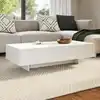 Image de Table Basse Blanc Brillant Vidaxl