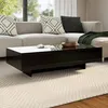 Image de vidaXL Table basse noir brillant 244023