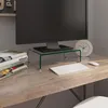Image de Meuble Tv/pour Moniteur 40x25x11 Cm Verre Transparent Vidaxl