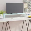 Image de Meuble Tv/support Pour Moniteur 80x30x13 Cm Verre Vert Vidaxl