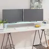 Image de Meuble Tv/support Pour Moniteur 110x30x13 Cm Verre Vert Vidaxl