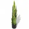 Image de Plante Artificielle Avec Pot Sansevière 90 Cm Vert Vidaxl