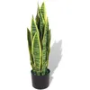 Image de Plante Artificielle Avec Pot Sansevière 65 Cm Vert Vidaxl