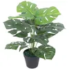 Image de Plante Monstera Artificielle Avec Pot 45 Cm Vert Vidaxl