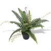 Image de Plante Artificielle Avec Pot Fougère 50 Cm Vert Vidaxl