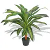 Image de Plante Artificielle Avec Pot Dracaena 90 Cm Vert Vidaxl