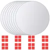 Image de vidaXL Carreau de miroir 8 pcs Rond Verre