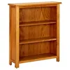 Image de VidaXL Bibliothèque à 3 étagères 70 x 225 x 82cm Bois de chêne massif