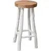 Image de Chaise De Bar Bois De Teck Solide Vidaxl